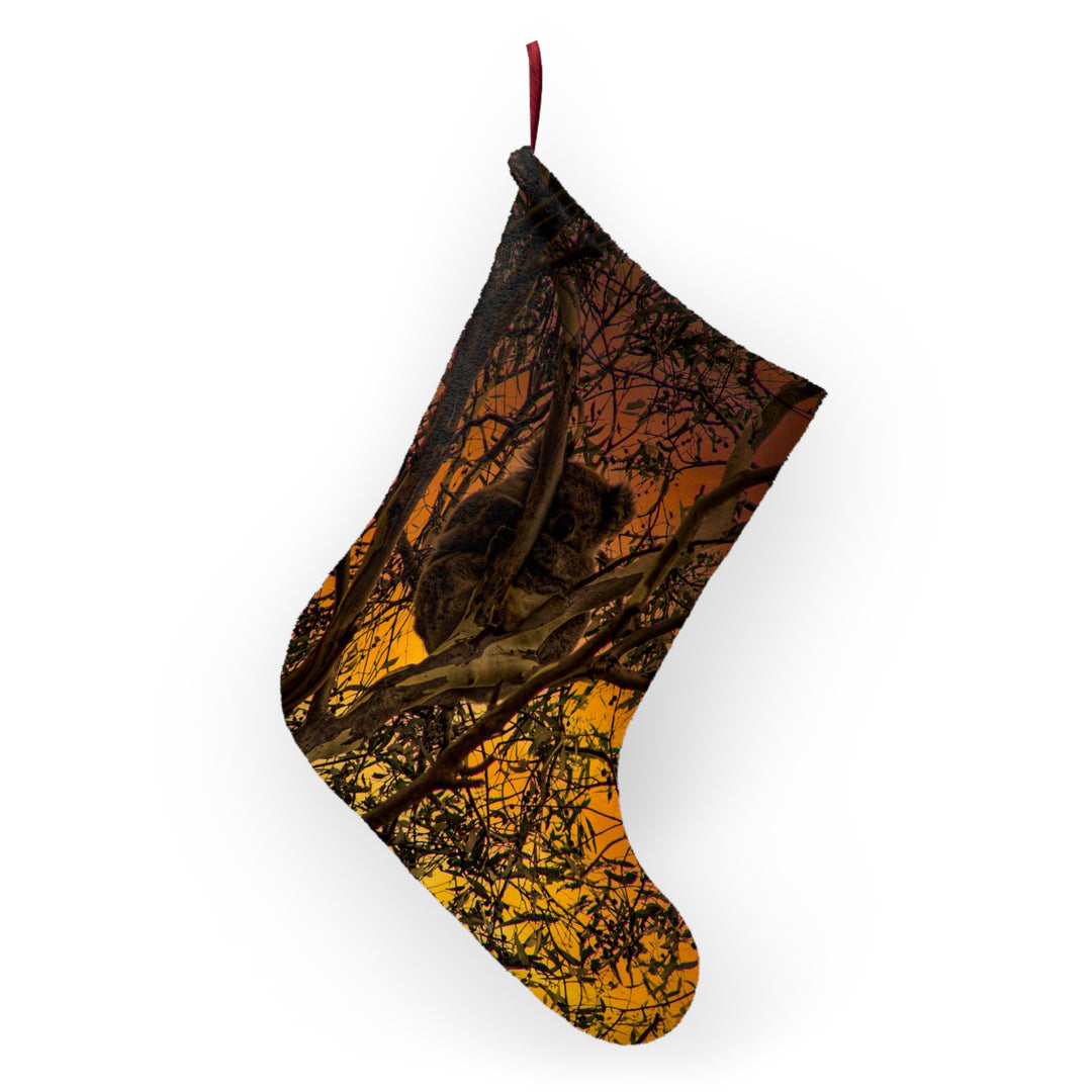 Koala Bear in Australian Outback Christmas Stockings Design