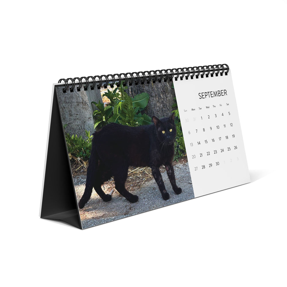 I Love Pussy Cat Desk Calendar 2026 – Funny Gift for Cat Lovers