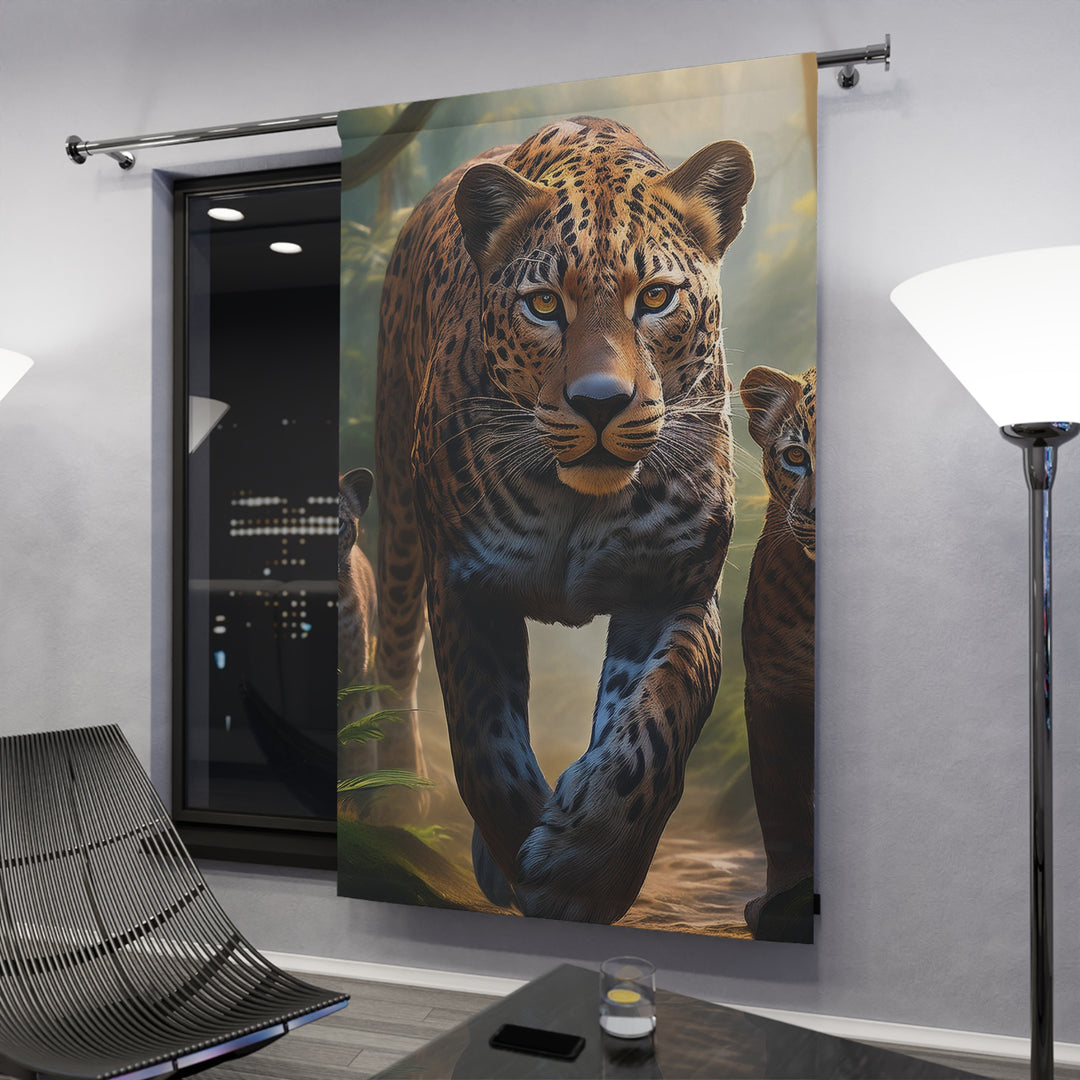 Leopard Jungle Window Curtains