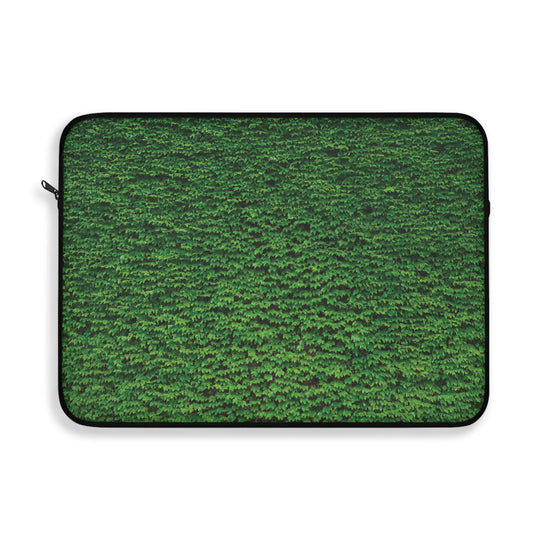 Laptop Sleeve - Green Leafy Vines Design