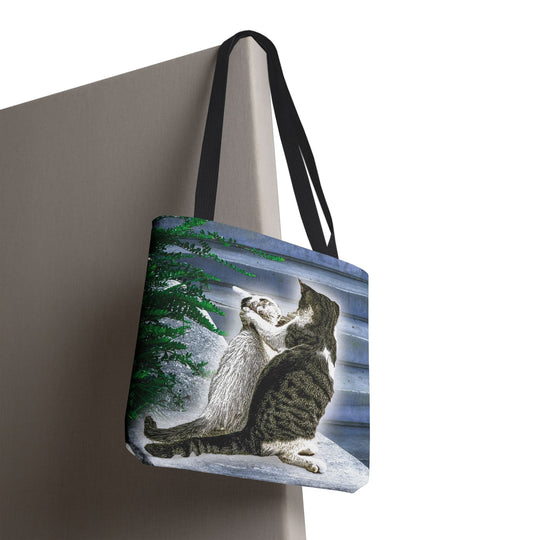 Quiet Companions – Istanbul Cat Art Tote