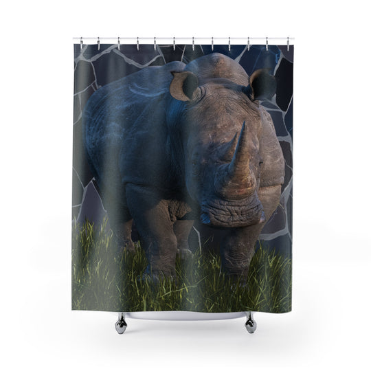 Rhinoceros Shower Curtain