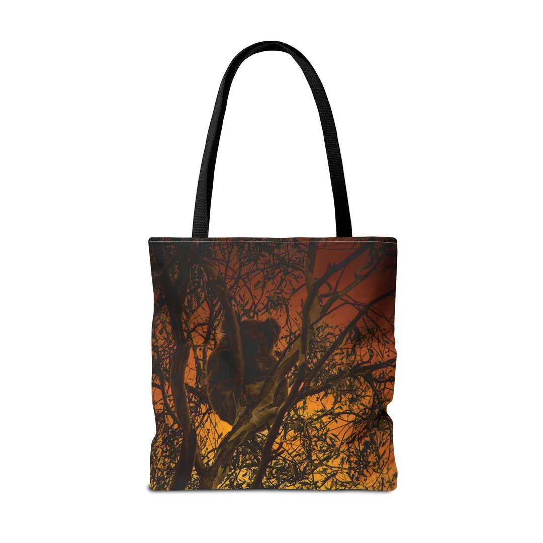 Koala Bear Tote Bag with Sunset Design