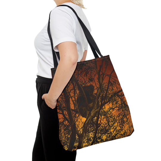 Koala Bear Tote Bag with Sunset Design