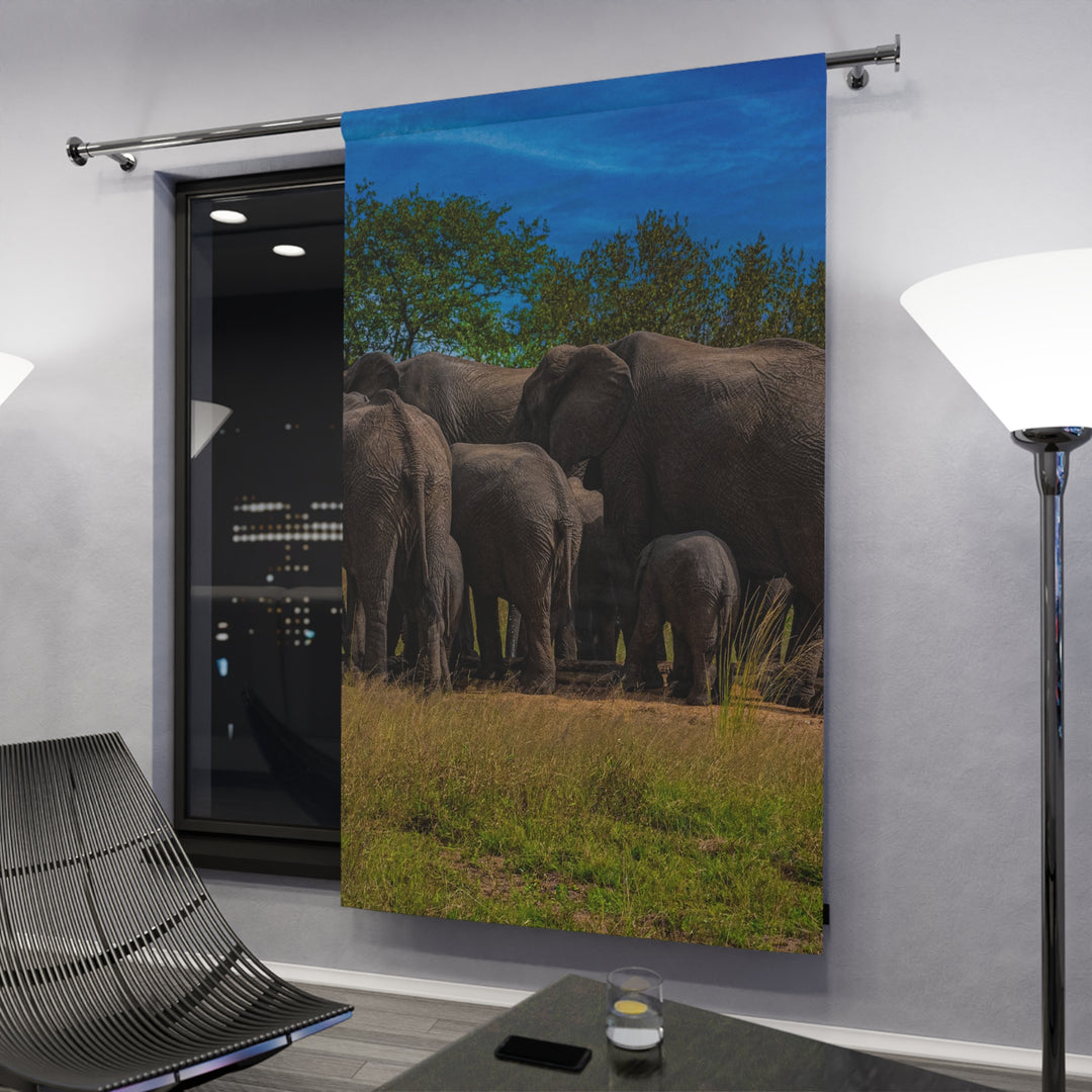 Elephant Window Curtains