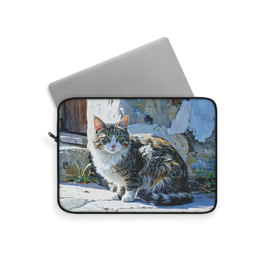 Laptop Sleeve, Istanbul Cat Design
