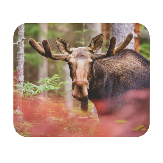 Moose on the loose Mouse Pad (Rectangle)