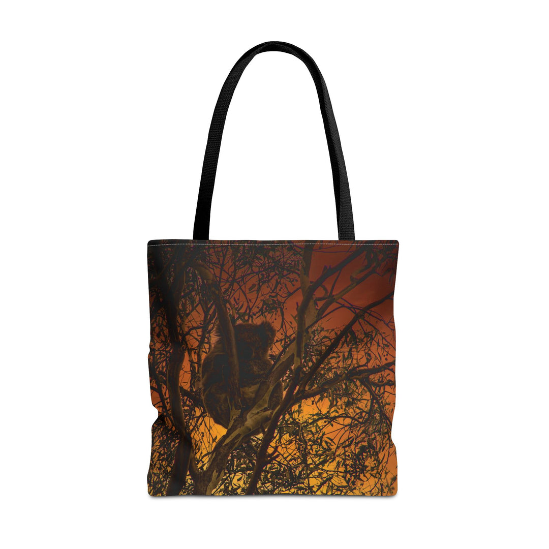 Koala Bear Tote Bag with Sunset Design