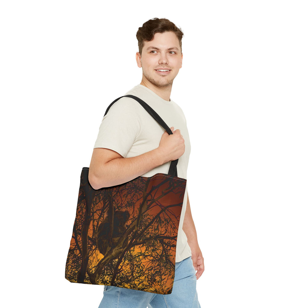 Koala Bear Tote Bag with Sunset Design