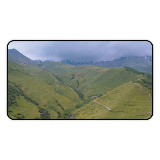 Desk Mat - Cloudy Mountains Design